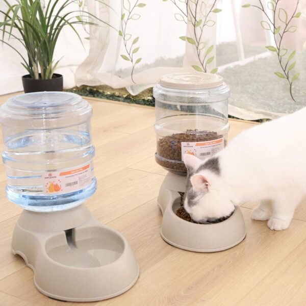 Pet Feeding Solution Automatic Cat & Dog Cafe Feeder and Water Dispenser in Set with Food Scoop - Ito Rocky 6-Meal Automatic Food Dispenser for Small/Middle Puppy and Kitten - Image 3