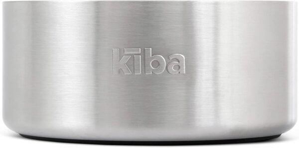 Stainless Steel Slow Feed/Feeder Dog Bowl (Ultra Premium) 64oz - Kiba Pet Supply Ozark - Superior 304 - Food Grade, Non-Slip, Rust Resistant - Perfect for Medium to Large Breeds - Image 2