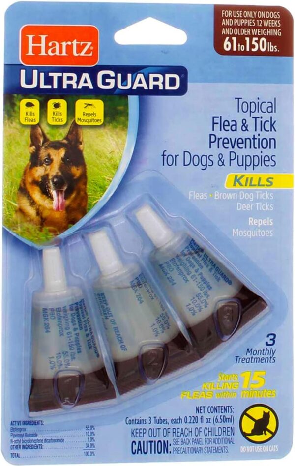 UltraGuard Flea And Tick Treatment Drops For Dogs And Puppies