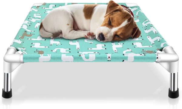 Elevated Dog Bed Pet cot for Small Dogs, Indoor and Outdoor Use for Small Pets