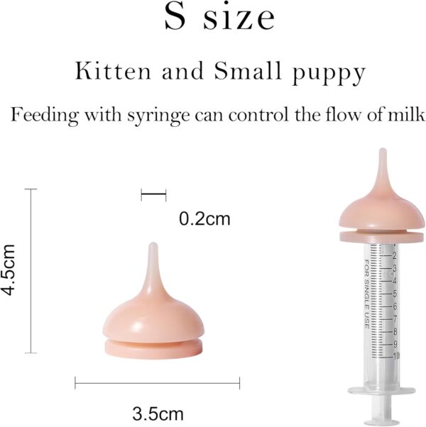 Puppy Feeder Puppy Milk Feeder Puppy Nursing Station Puppy feeders for Multiple Puppies Puppy Milk replacer Doggie Bubble Dongdong pet (S size bowl (Kitten/Toy Puppy), Pink) - Image 2