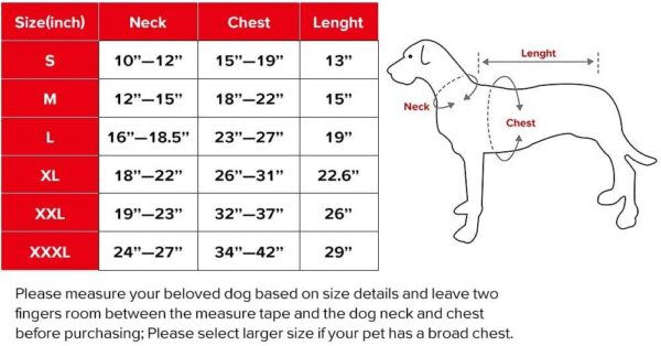 Dog Raincoat Waterproof Coats,Dog Jacket High Visibility Warm Vest Dog Clothes for Small Medium Large Dogs(Green-L) - Image 6