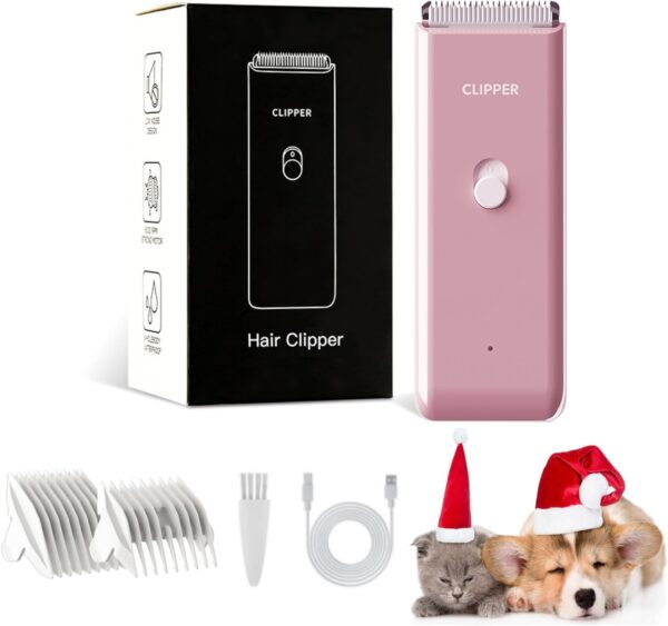 Home Professional Dog Grooming Kit Clipper Low Noise USB Rechargeable for Dog Cat