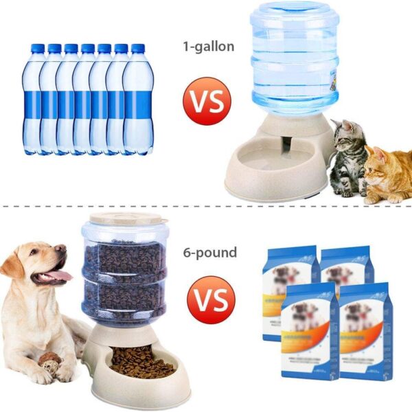 Pet Feeding Solution Automatic Cat & Dog Cafe Feeder and Water Dispenser in Set with Food Scoop - Ito Rocky 6-Meal Automatic Food Dispenser for Small/Middle Puppy and Kitten - Image 5