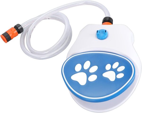 Dog Water Fountain Step On Activated Sprinkler Drinking Feeder, Encourages Hydration for Pets - Image 7