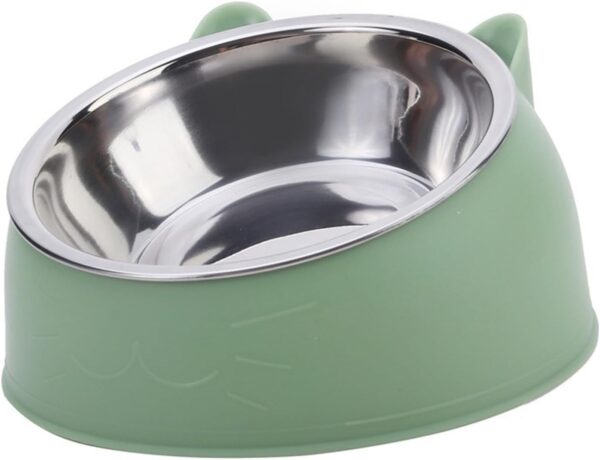 Relief Neck Pressure Bowl Cats Feeding Watering Bowl Space Saving Neck Protected Eatting Watering Bowl for Feeding