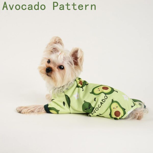 Dog Clothes for Small Dogs Boy Girl, Dog Pajamas Tiny Chihuahua Yorkie Spring Summer Shirt, Cute Puppy Outfit Pjs Jumpsuit Cat Onesie Apparel Pet Clothes - Image 7