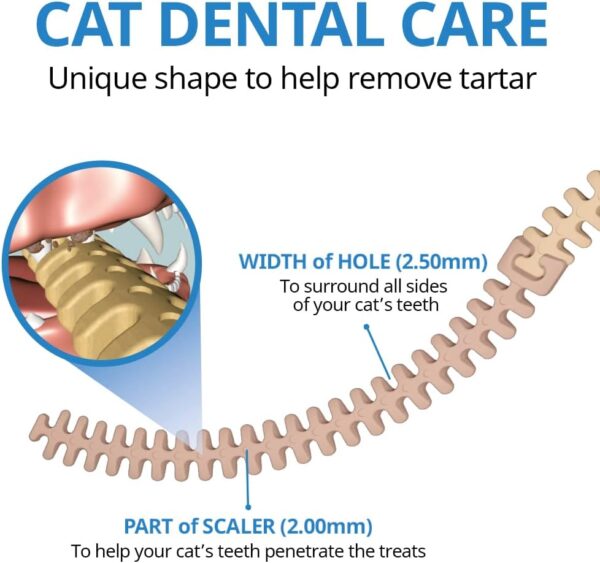 CATZZLE Cat Treats, Dental Chews for Indoor Cats, Cat Teeth Cleaning, Dental Care Snacks - Urinary Tract Health (Chicken Flavor), 5 Sticks (1.25 oz.) - Image 2