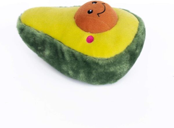 ZippyPaws Nomnomz Avocado Dog Toy - Image 2