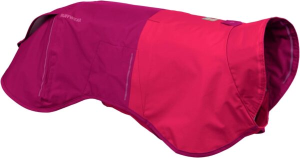 Ruffwear, Sun Shower Dog Raincoat, All-Weather Jacket, Waterproof, Windproof & Lightweight, Hibiscus Pink, X-Small