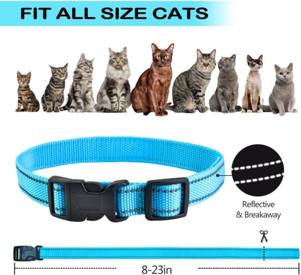 Paipaitek Cat Shock Collar,Automatic Trainer Collar for Cats Prevent Meowing Designed,Sound Vibrate and Shock 3 Working Modes for Cats and Kittens - Waterproof & Rechargeable - Image 8