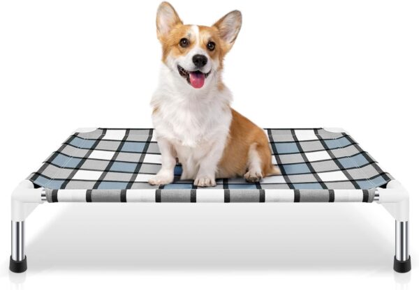 Elevated Dog Bed Raised Dog Bed - Dog Bed Pet Bed Dog Cot for Small Pet Taste Life, Start with A Pet Bed