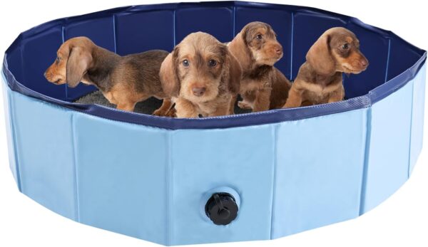 Portable Birthing Pool Dogs,Dog Whelping Pen,Whelping Box for Dogs,Whelping Pool for Puppies (32inch Dia.x8inch H)