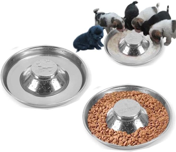 Puppy Bowls 2 Puppy Dish Dog Bowl Puppy Weaning Puppy Feeder Bowl Puppy Supplies Pets Feeder - Image 4