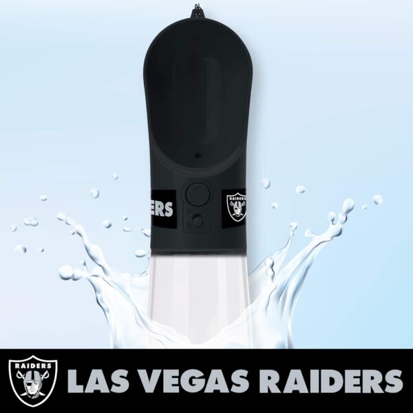 Pets First Dog Water Bottle. NFL LAS Vegas Raiders PET Water Bottle. Best Cat Water Bottle. Water Fountain Dispenser for Dogs & Cats. - Image 7