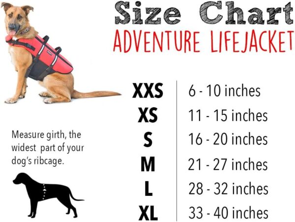 ZippyPaws Adventure Life Jacket for Dogs - Red - Small - Image 6