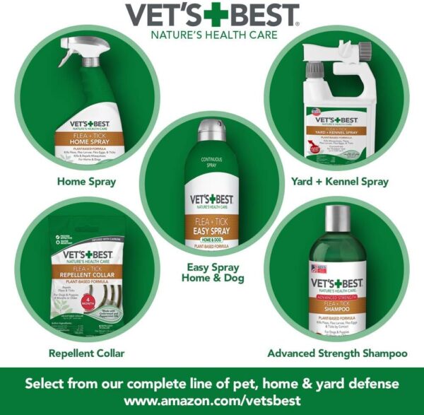 Vet's Best Flea and Tick Easy Spray | Flea Treatment for Dogs and Home |Plant-Based Formula | 6.3 Ounces - Image 6