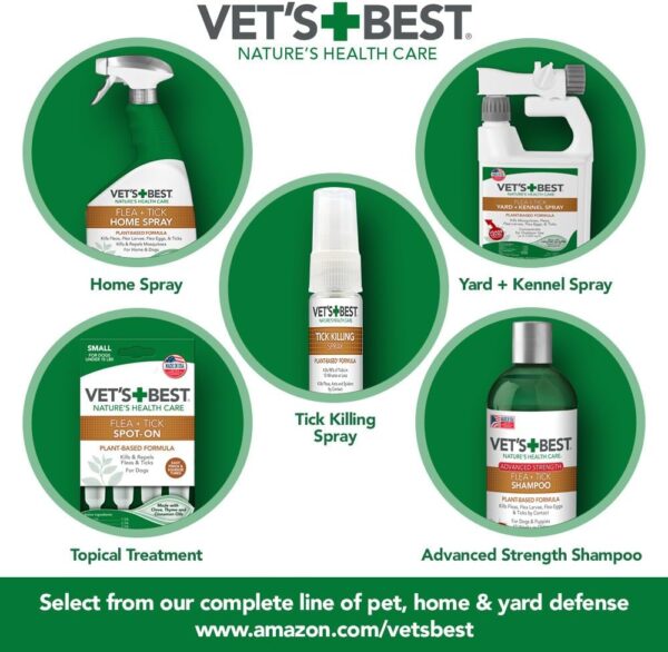 Vet's Best Tick Killing Spray | Tick Treatment Spray for Dogs | Plant-Based Formula | 1 Ounce - Image 8