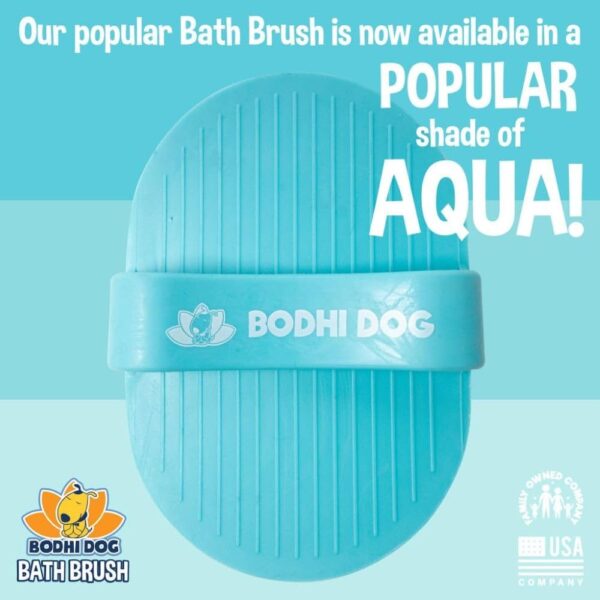 Bodhi Dog Shampoo Brush | Pet Shower & Bath Supplies for Cats & Dogs | Dog Bath Brush for Dog Grooming | Long & Short Hair Dog Scrubber for Bath | Professional Quality Dog Wash Brush - Image 3