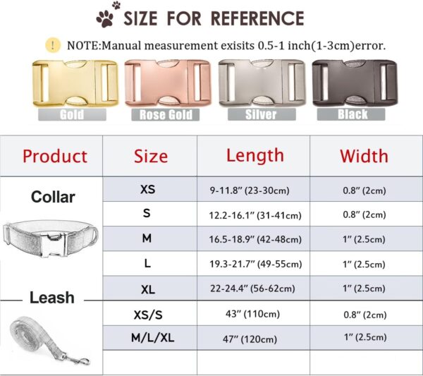 Custom Engraved Dog Collar with Name and Phone Number, Personalized for Small, Medium, and Large Dogs (Floral) - Image 7