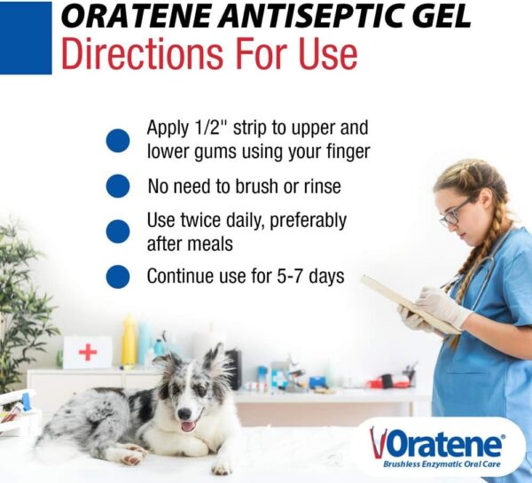 Pet King Brands ZYMOX Oratene Brushless Oral Gel for Dogs and Cats, 1oz - Image 5