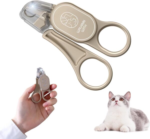 LOOKUT CAT Cat Nail Trimmers with Quick-Finder - Patent Designed for Cats - Cat Nail Clipper with Posco Steel Blades - Safe and Easy Cuts for Cats Claw Unas Garras de Gato - Image 8