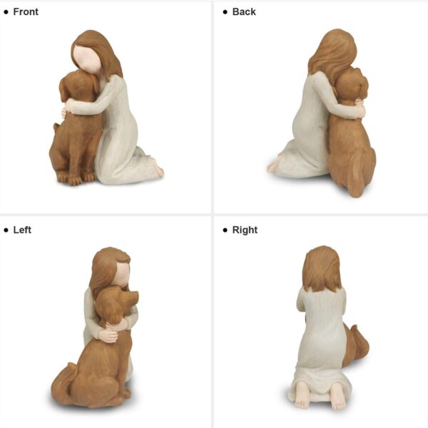 Dog Angel Figurines, Angel Dog Friendship Memorials for Dog Lovers - Image 4