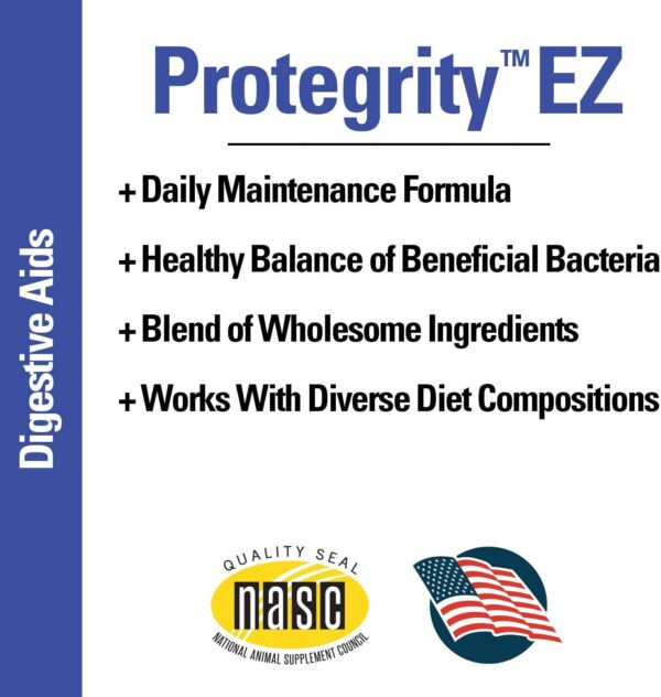 Vet Classics Protegrity EZ Probiotic Health Supplements for Dogs, Cats – Dog Digestive Support, Pet Gastrointestinal Health, Cat Stomach, Intestinal Balance – Pet Enzymes – 4 Oz. Powder - Image 4