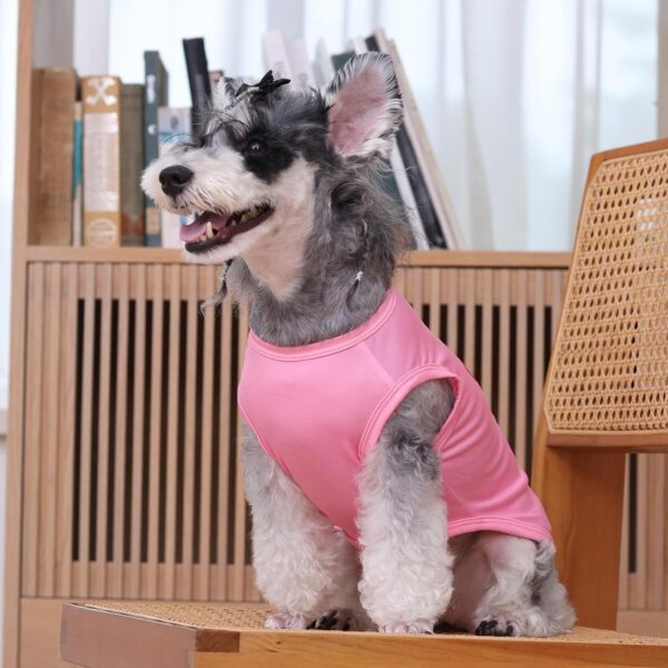 CuteBone Soft Dog Shirt Lightweight Small Puppy T-Shirts Pet Clothes Breathable Summer Vest Stretchy Outfit Cat Apparel BX08L-D - Image 8