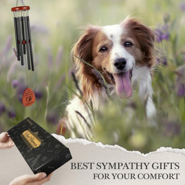 SteadStyle Dog Memorial Gifts for Loss of Dog, Pet Memorial Wind Chimes, Loss of Dog Sympathy Gift, Dog Remembrance Gift, Pet Loss Gifts - Image 7