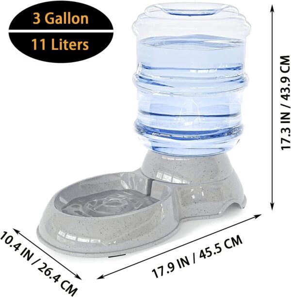 Automatic Dog Water Dispenser,3 Gallon| 11L Gravity Automatic Pet Water Dispenser Station,Pet Waterer for Large Dogs and Cats,Large Capacity Water Feeder for Cats and Large Dogs - Image 2