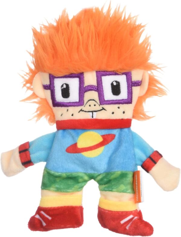 Nickelodeon for Pets Rugrats Chuckie Finster Flattie Plush Crinkle Dog Toy | 6 Inch Crinkle Toys for Dogs Nickelodeon Toys - Rugrats Toys for Dogs from Nickelodeon 90s | Small Plush Toys for Dogs