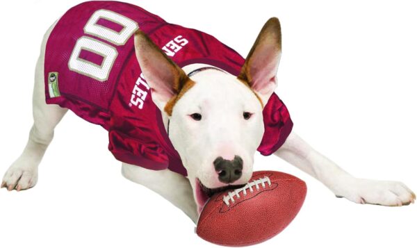 Pets First NCAA College Florida State University Mesh Jersey for DOGS & CATS, Size XX-Large, Licensed Dog Jersey with your Favorite Football/Basketball College Team - Image 3