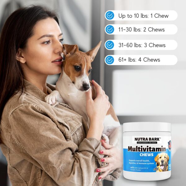 Multivitamin for Dogs | All-in-One | Glucosamine Chondroitin for Joint Support | Skin & Coat | Pumpkin & Probiotics for Digestive Support | Imunnity & Overall Health | 90 Soft Chews - Image 6