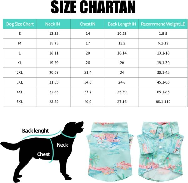 Dog Hawaii Shirts Stylish Hawaiian Themed Pet and Owner Matching Apparel Owner and Pet Shirts are Sold Separately - Image 6