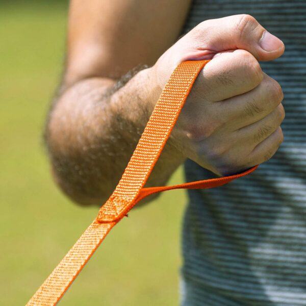 Hi Kiss Dog/Puppy Obedience Recall Agility Lead - 15ft 20ft 30ft 50ft 100ft Leash - Great for Training, Play, Camping, or Backyard - Orange 20ft - Image 2