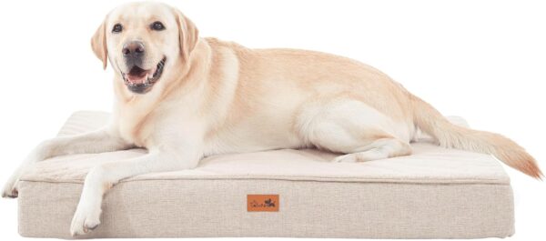 Large Dog Bed Memory Foam Orthopedic Dog Bed Washable 41 * 27 in