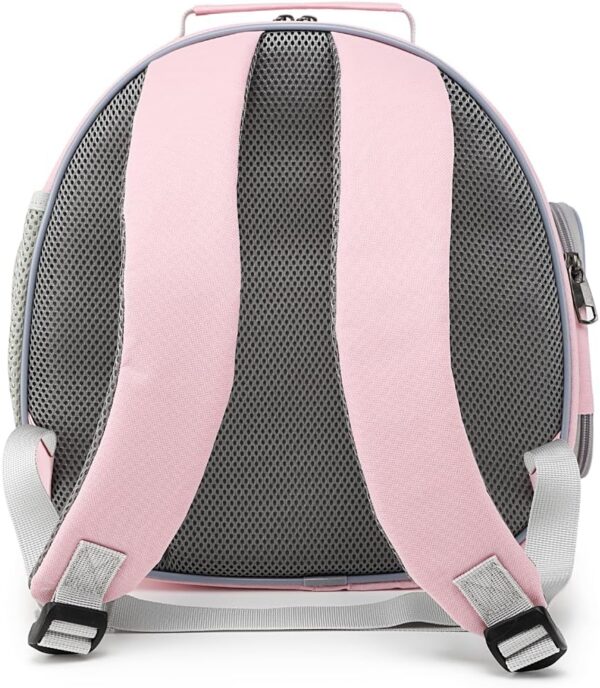 Small Animal Carrier Backpack Space Capsule Bubble Window Carrier Backpack for Lizard Guinea Pig (Pink) - Image 8