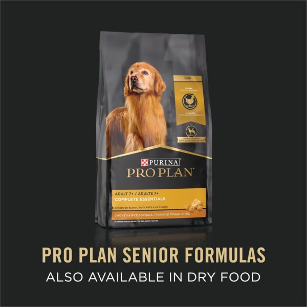 Purina Pro Plan High Protein Wet Dog Food for Senior Dogs, Adult 7+ Wet Dog Food, Turkey and Rice Entree - (Pack of 12) 13 oz. Cans - Image 7