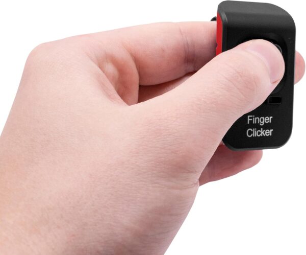 Educator Dog Training Finger Clicker with Audible Sound for Positive Reinforcement, Behavior and Obedience Pet Trainer, Red - Image 4