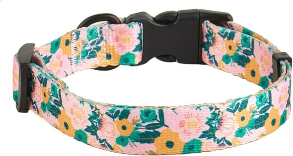 Dog Collar for Medium Dogs Floral Dog Collars with Quick Release Safety Buckle Soft Comfortable Cute Pet Collar for Girl Dog Boy Dog - Image 7