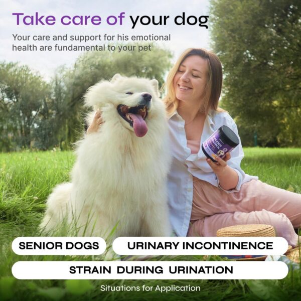 Dog UTI Treatment - Bladder Control Cranberry Chews - Dog Cranberry Supplement for Urinary Tract, Bladder & Kidney Health - Cranberry D-Mannose Soft Treats for Dog Incontinence - Healthy Bladder - Image 4