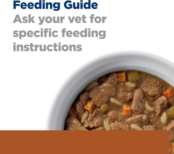 Hill's Prescription Diet k/d Kidney Care Beef & Vegetable Stew Wet Dog Food, Veterinary Diet, 12.5 oz. Cans, 12-Pack - Image 13