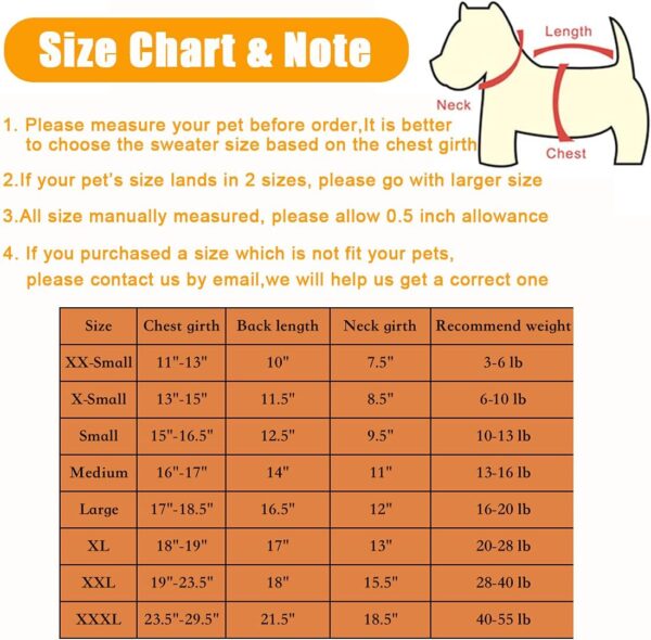 Dog Sweater, Warm Pet Sweater, Dog Sweaters for Small Dogs Medium Dogs Large Dogs, Cute Knitted Classic Cat Sweater Dog Clothes Coat Apparel for Girls Boys Dog Puppy Cat (X-Small, Purple) - Image 2