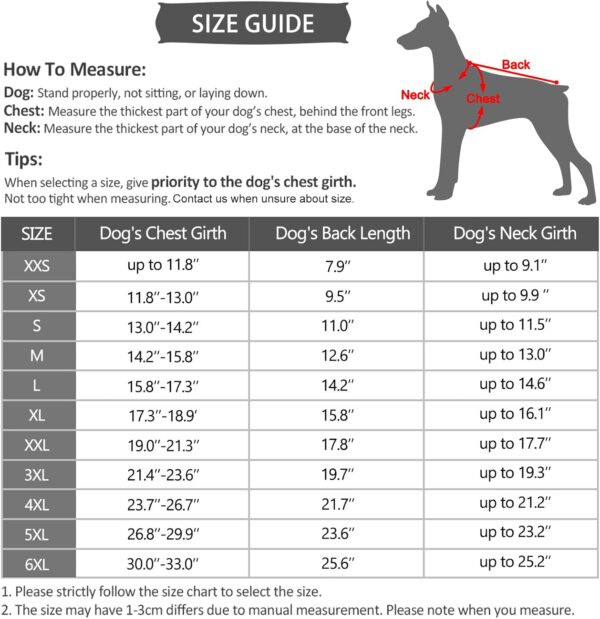 Norbi Dog Coat, Dog Winter Coat with Harness Built in, Dog Jacket Adjustable Warm Dog Coats for Small Medium Large Dogs Dog Cold Weather Coats - Image 5