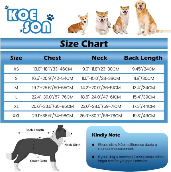 KOESON Dog Life Jacket Shark, Dog Life Vest with Rescue Handle, Ripstop Pet Float Coat for Swimming, Safety Dog Lifesaver Pet Life Preserver Swimsuit for Small,Medium,Large Dogs Light Pink 2XL - Image 5