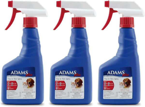 Adams Flea & Tick Spray Plus Precor 16 oz - Pack of 33