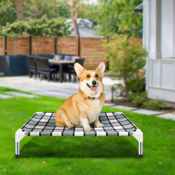 Elevated Dog Bed Raised Dog Bed - Dog Bed Pet Bed Dog Cot for Small Pet Taste Life, Start with A Pet Bed - Image 7