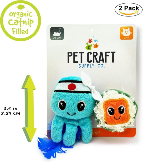 Pet Craft Supply Silly Snacks and Funny Food Crinkle Cuddling Catnip and Silvervine Interactive Cat Toys - Great for Indoor Cats and Kittens for All Breed Sizes - Image 5