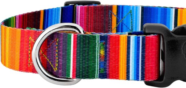 Country Brook Petz - Deluxe Serape Dog Collar - Made in The U.S.A. - Country and Western Collection featuring Rustic Designs (1 Inch, Medium) - Image 7